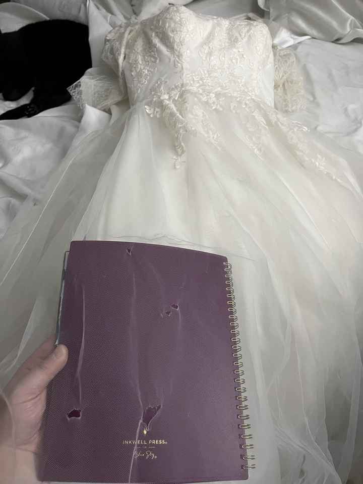 Question: Tulle repair, david’s bridal - 7