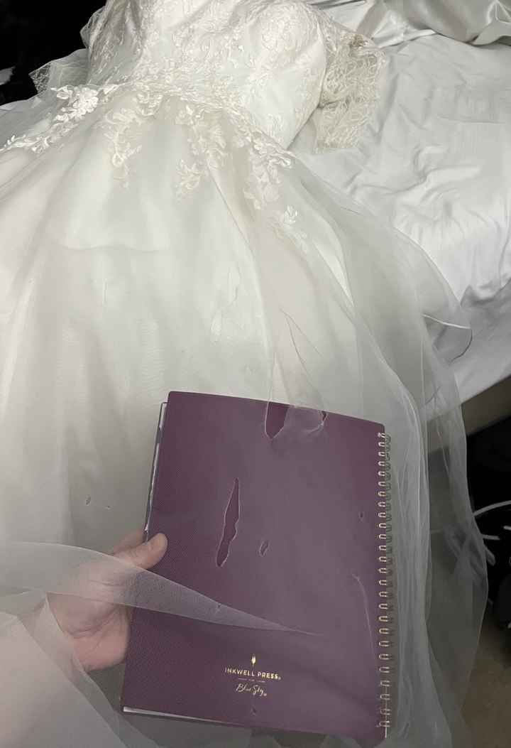 Question: Tulle repair, david’s bridal - 8