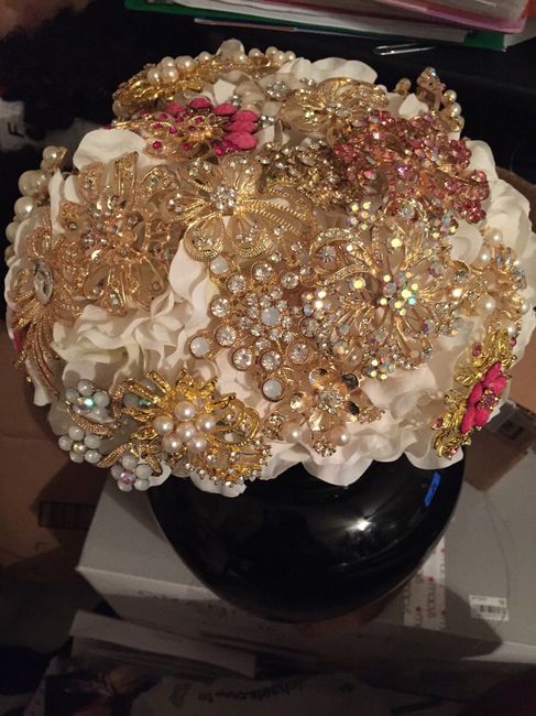 Productive weekend/ Brooch Bouquet & BM Gifts