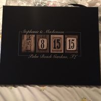 Our Alternative Guest Book Arrived!