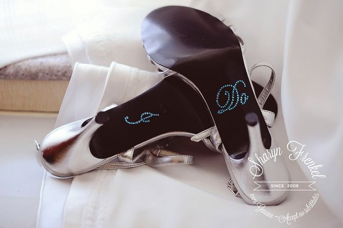 "I Do" Bling on bride shoes??