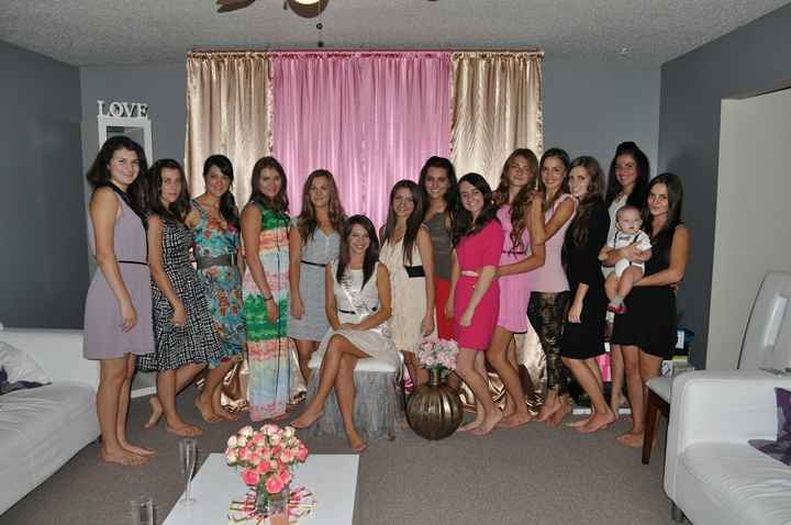 Bridal shower last weekend...pics...