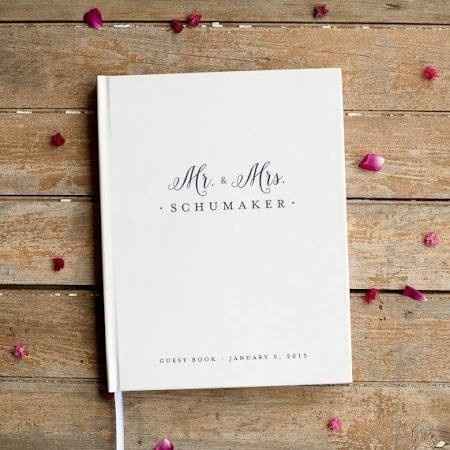 Guest book options