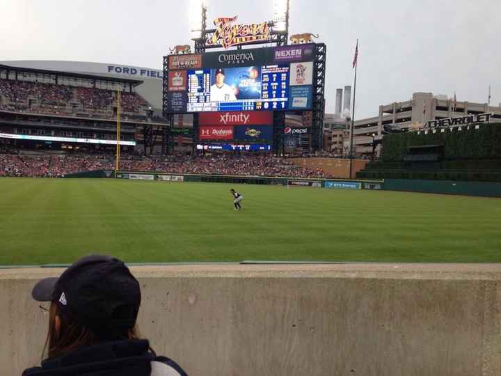 NWR: date night, my jinx has lifted, and baseball!