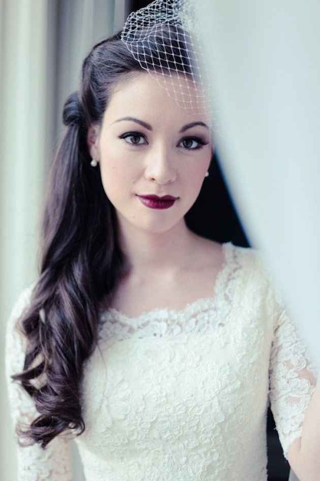 Brides wearing their hair down