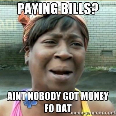 Money donations...