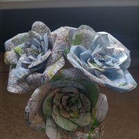 Silk flowers or paper flowers?