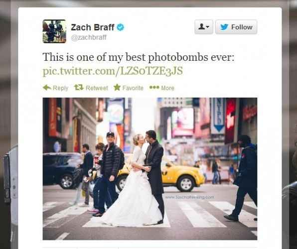 Wedding Photobomb to laugh about
