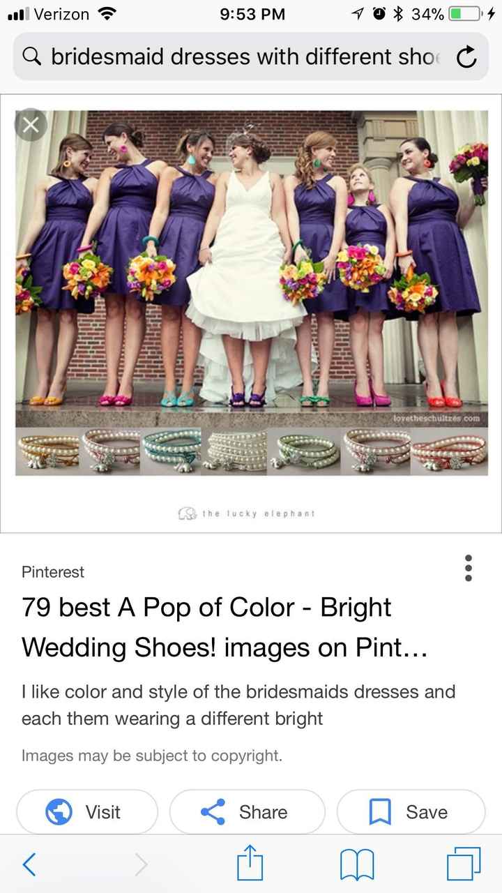 Bridesmaid shoes