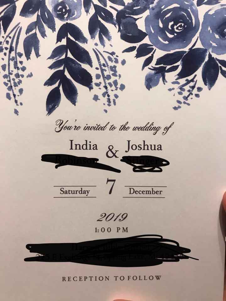 Feedback Wanted: Look at my invites i plan to order before the end of November! - 1