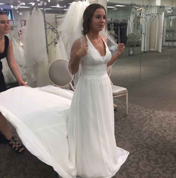 I have my dress!