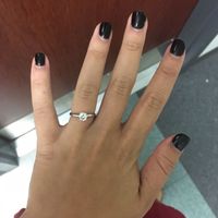 When you finally get your ring clean and it looks brand new again :)