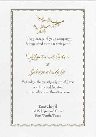 Invitations!