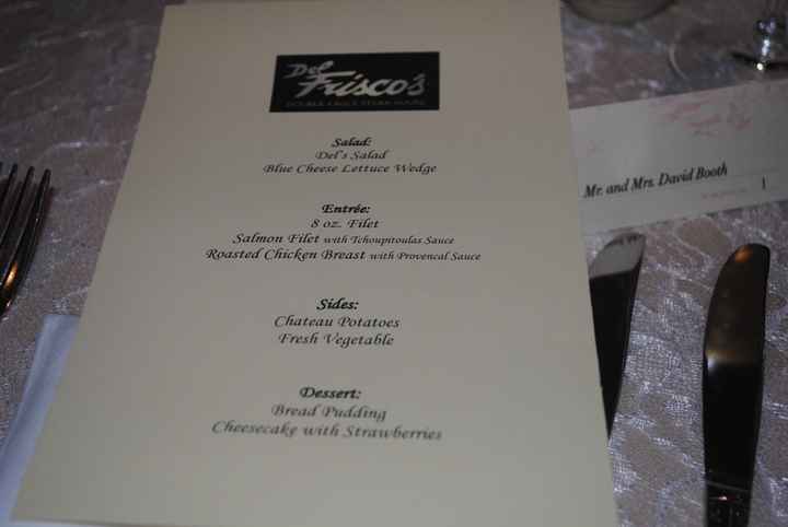 Place Cards, Programs (fans?), Menu Cards....