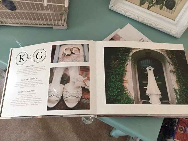 Wedding albums....