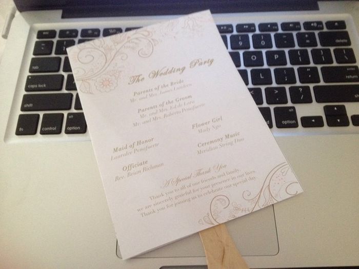 Fan Ceremony Programs?