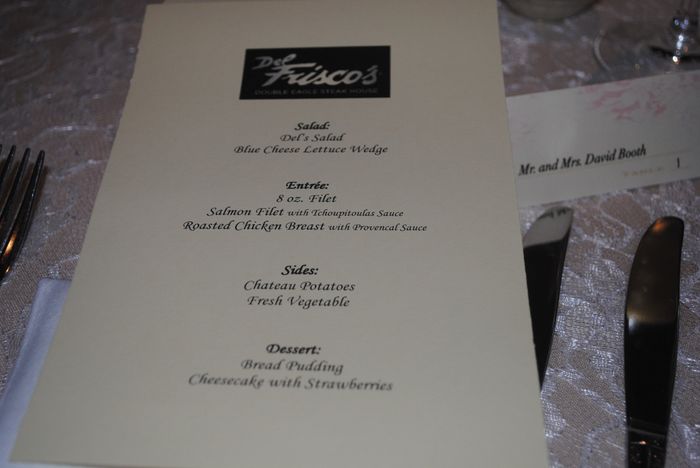 Place Cards, Programs (fans?), Menu Cards....