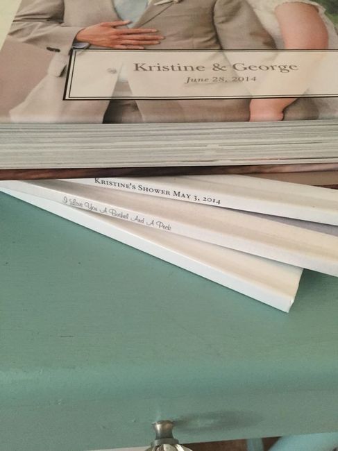 Wedding albums....