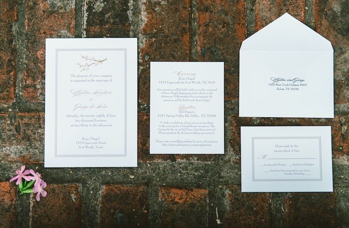 Wedding Invitations show and tell ...