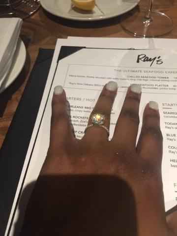 Moissanite or Diamond Ring Engagement Ring? - 1