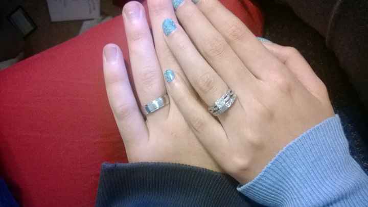 Our Wedding Bands Came in Today!