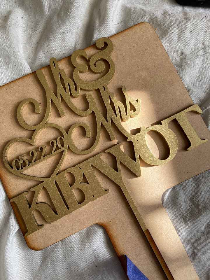 My cake topper is here (last and final item) - 1