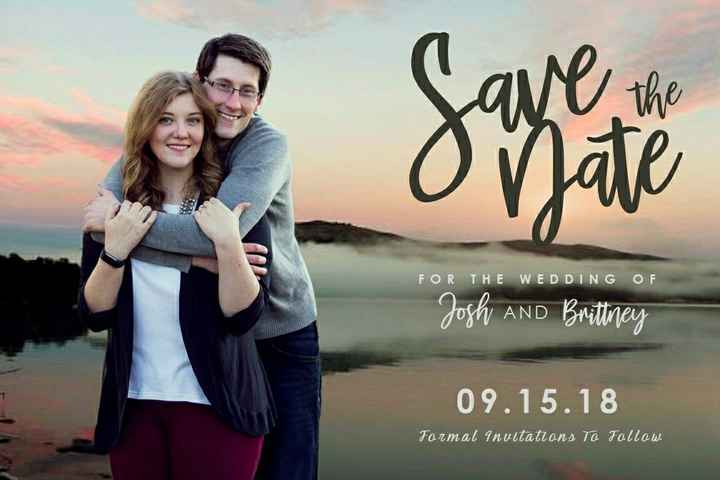 Finished Designing Our Save-the-dates!! - 1