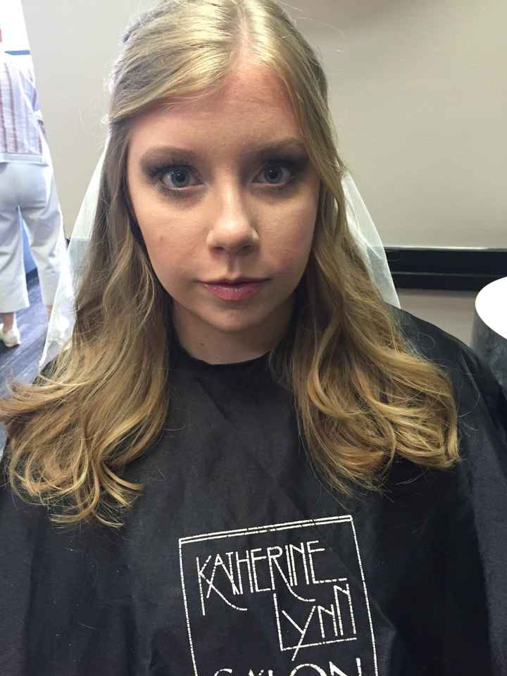 Opinions on my makeup trial please!