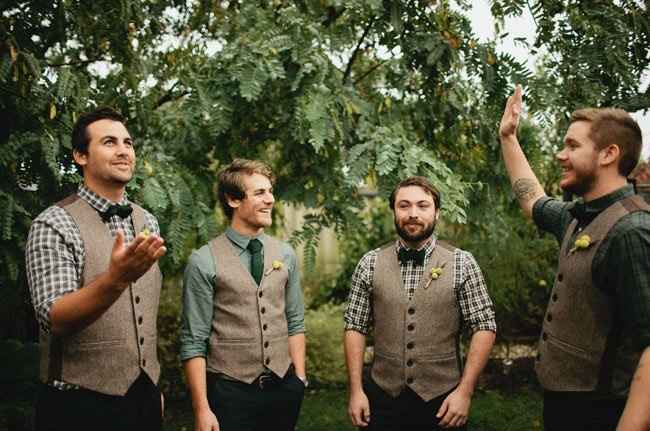 Casual brown/khaki/light mens vests