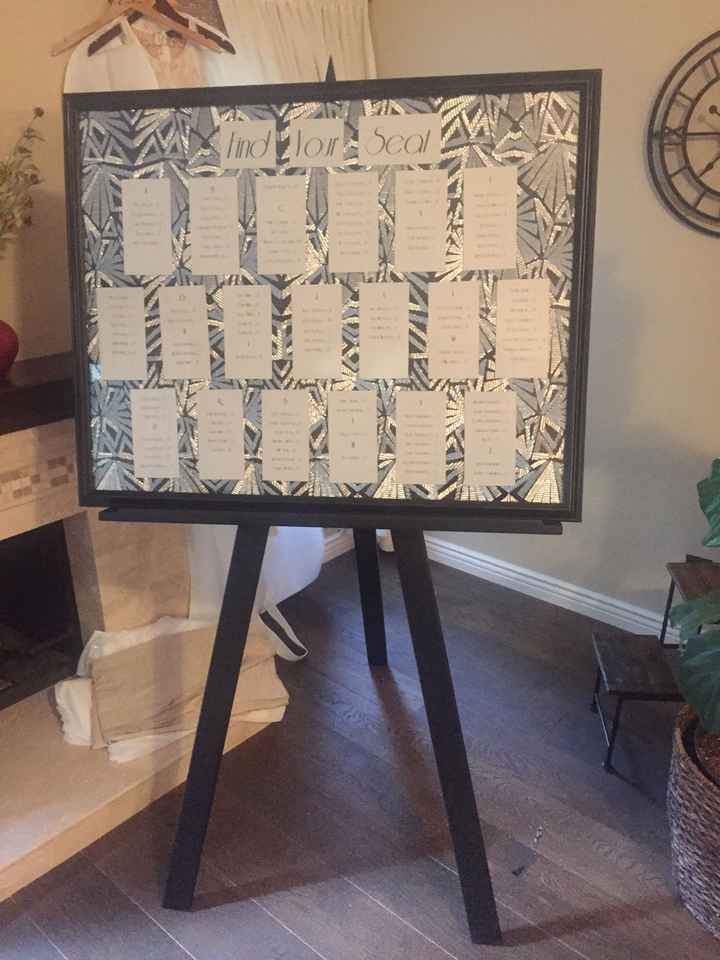 diy seating chart- plan d - 1