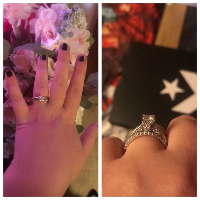 i got my wedding band! Show me your beautiful rings! 8