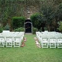 Aisle runner on grass?