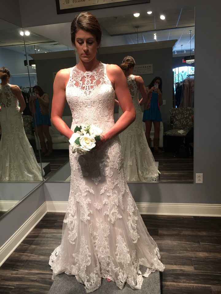 I said "yes" to my dress today!