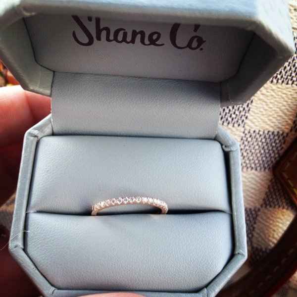 picked up my ring, booked the honeymoon and bought a custom cake topper! *PICS*