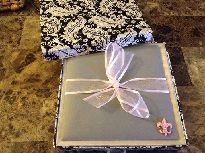 DIY vinyl-themed box invitations - finally a PIC