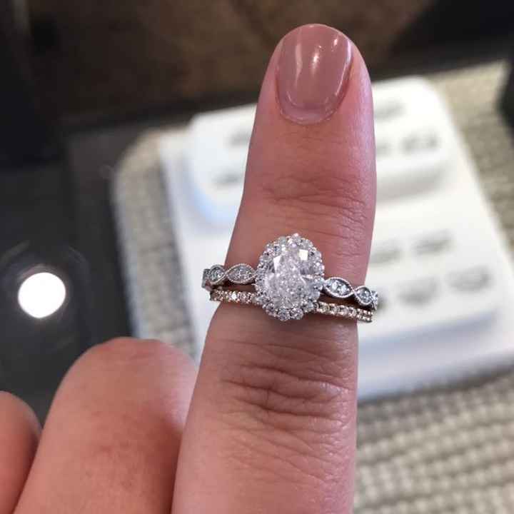 Only one ring, no wedding band