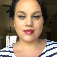 Hair & makeup trial yesterday