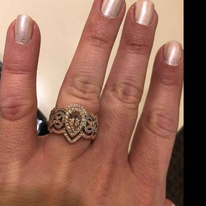 Show me your unique engagement rings! - 1
