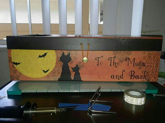  Finished our card box! - 4