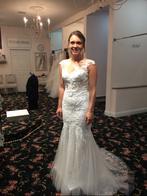 Picked up my dress! 1