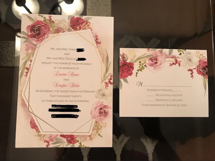 Where are you getting your invitations? 1