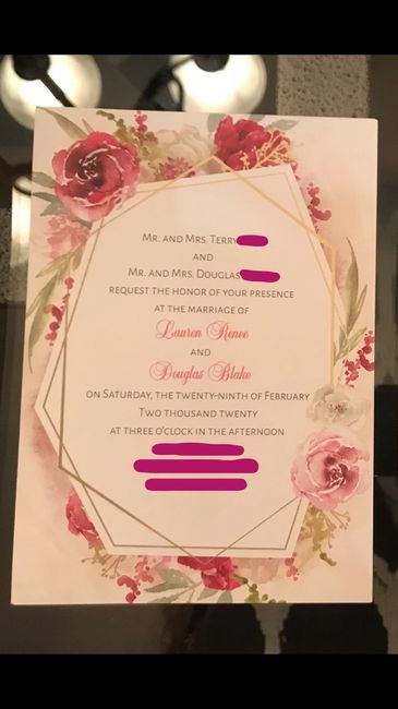 Show me your wedding invitations! 2