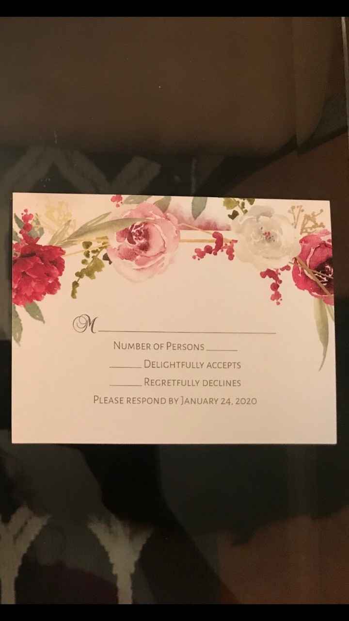 RSVP postcards