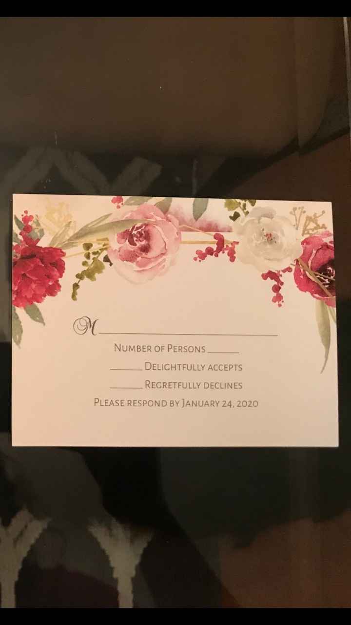 RSVP postcards