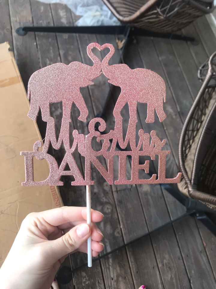 Cake topper - 1