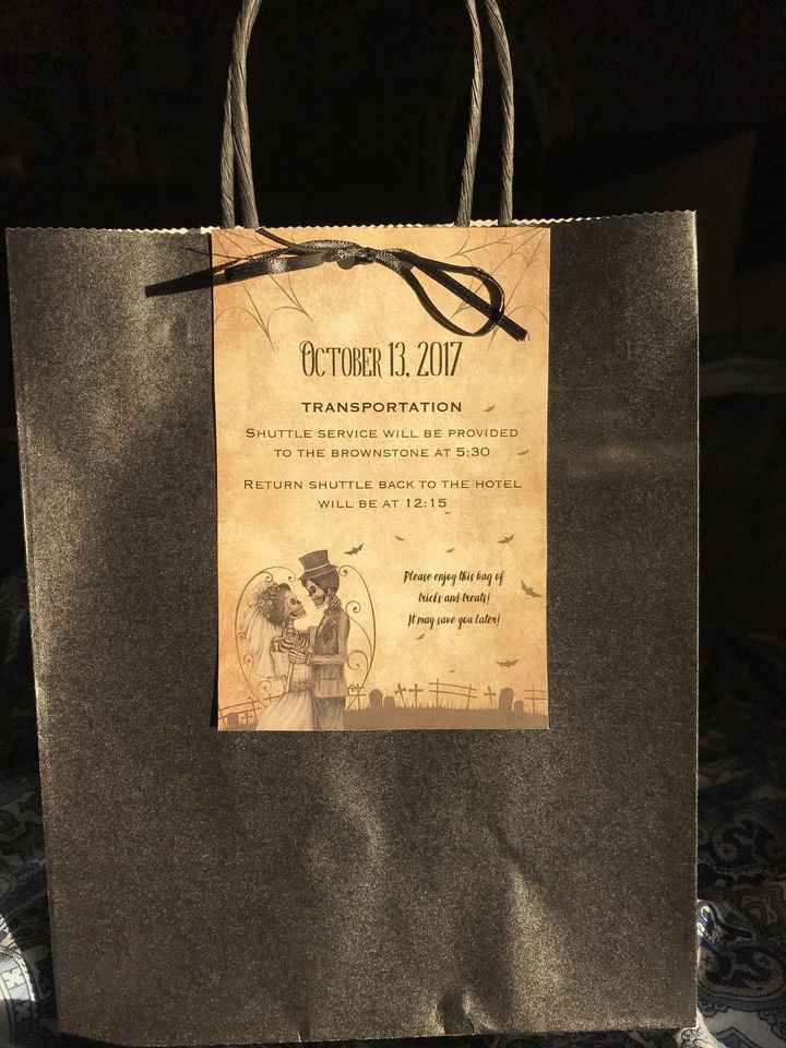 Welcome bags