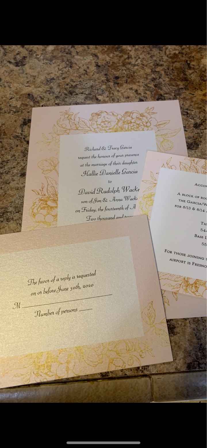 Anne’s bridal bargain invitations & Stds!! - 1