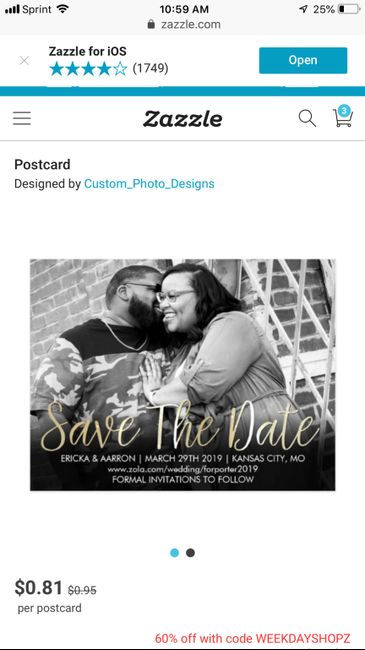 Save the date oops 3