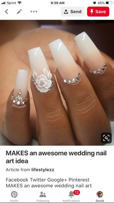 Wedding nails - 1