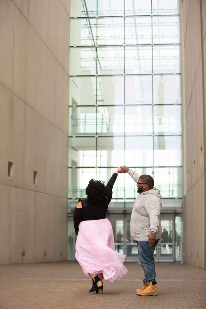 Poses for engagement pictures. - 3